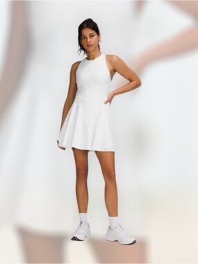 NWT Lululemon Court Crush Dress
White
